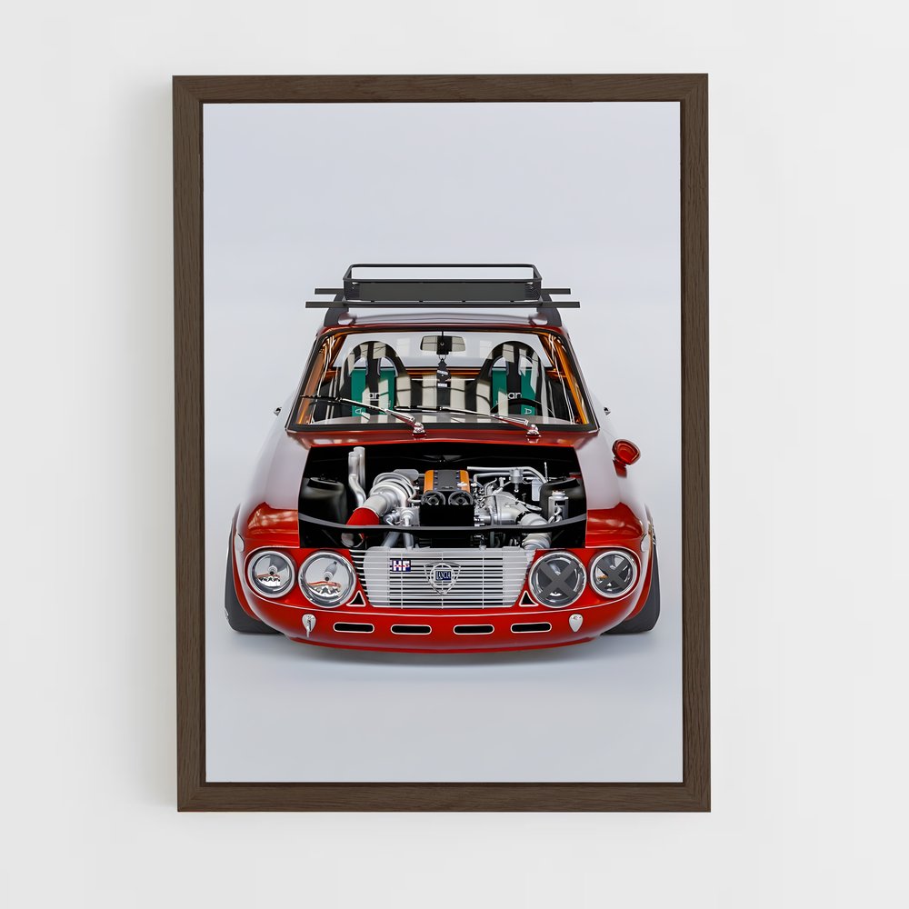 Poster Fulvia Racer – affiche Lancia (vue 5)